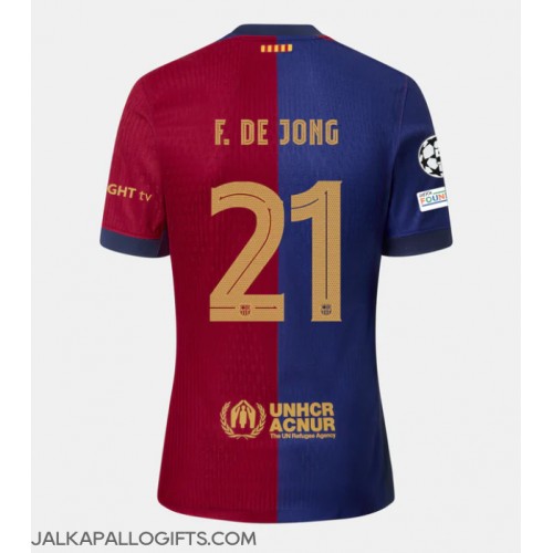 Barcelona Frenkie de Jong #21 Kotipaita 2024-25 Lyhythihainen